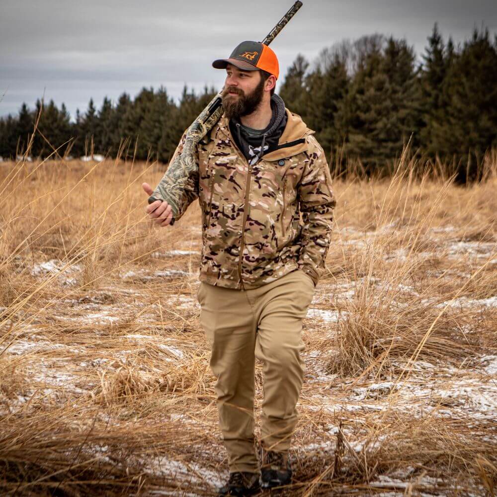 Warm camo 2024 hunting jackets